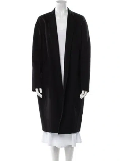 Pre-owned Celine 2010's Crombie Coat In Black