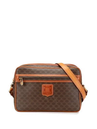 Pre-owned Celine 2010 Macadam Coated Canvas Crossbody Bag