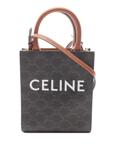 Pre-owned Celine 2010 Mini Hippopotamus Handbag In Brown