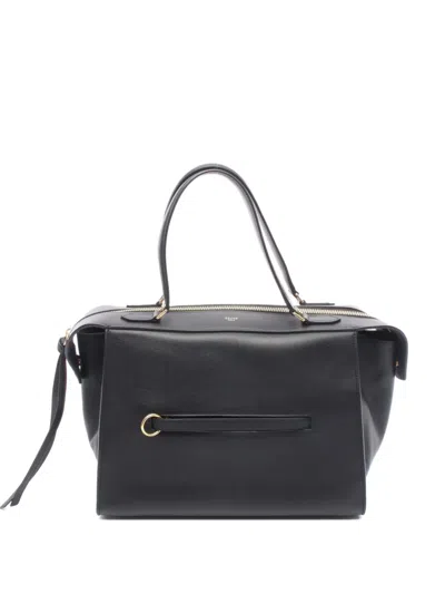 Pre-owned Celine 2010 Small Ring Handbag In Black