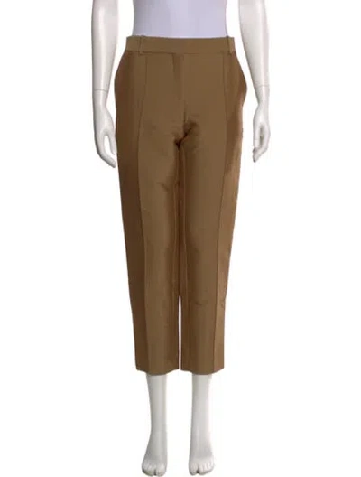Pre-owned Celine 2010's Straight Leg Pants In Neutral