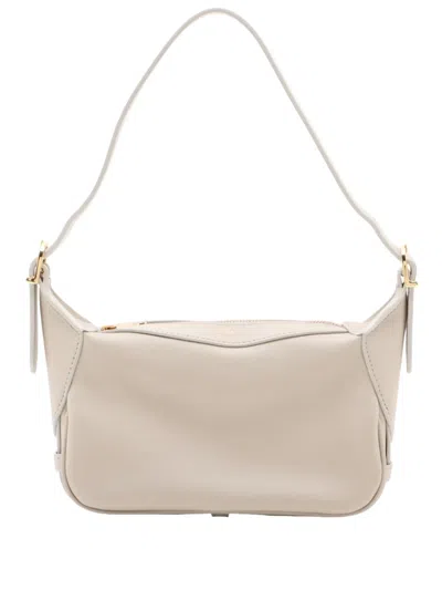 Pre-owned Celine 2010-2026 Mini Calfskin Romy Shoulder Bag In Neutrals