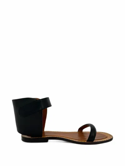Pre-owned Celine 2010s Bam Bam Sandals In Black