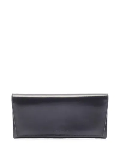 Pre-owned Celine 2010s Bi-fold Leather Wallet In Black