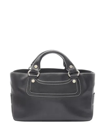 Pre-owned Celine 2010s Boogie Leather Tote Bag In Black