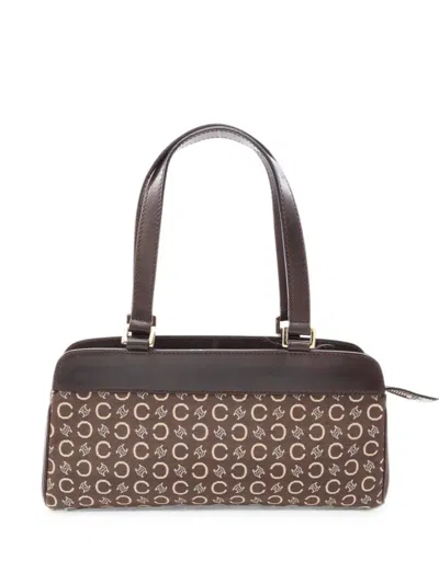 Pre-owned Celine 2010s C Macadam Tote Bag In Brown