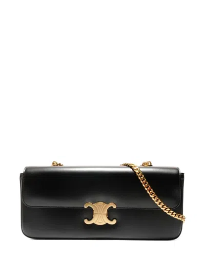 Pre-owned Celine 2010s Claude Shoulder Bag In Black