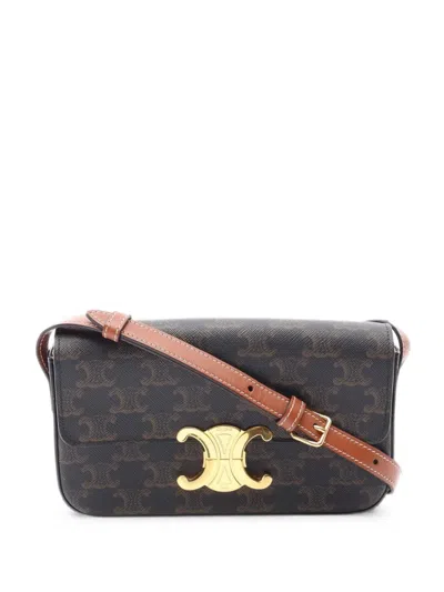 Pre-owned Celine 2010s Claude Shoulder Bag In Brown