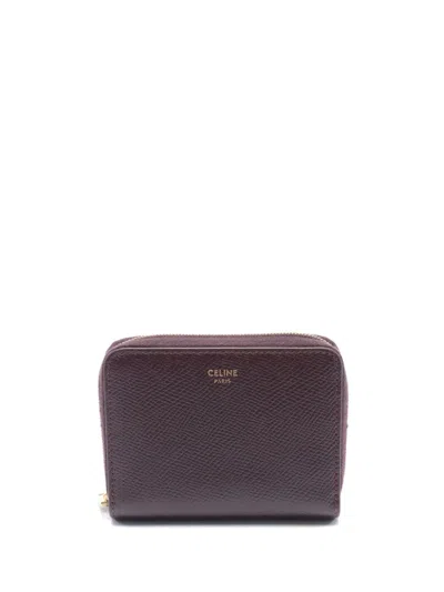 Pre-owned Celine 2010s Compact Wallet In Red