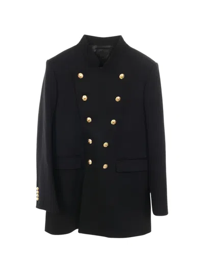 Pre-owned Celine 2010s Double-breasted Jacket In Black