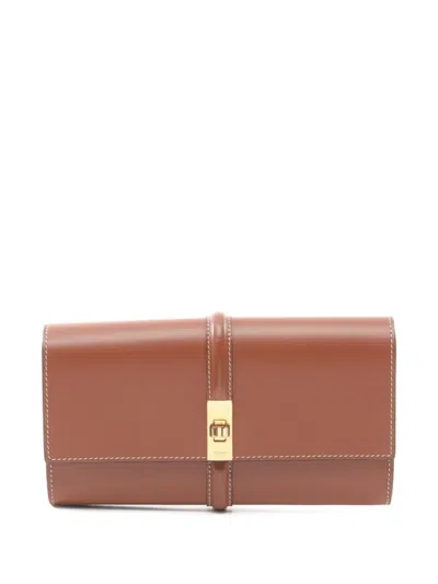 Pre-owned Celine 2010s Leather Clasp Wallet