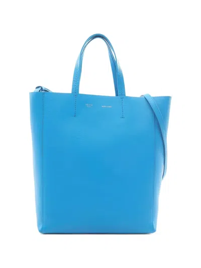 Pre-owned Celine 2010s Leather Tote Bag In Blue