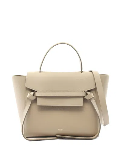 Pre-owned Celine 2010s Leather Tote Bag In Neutral