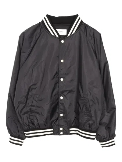 Pre-owned Celine 2010s Logo-print Jacket In Black