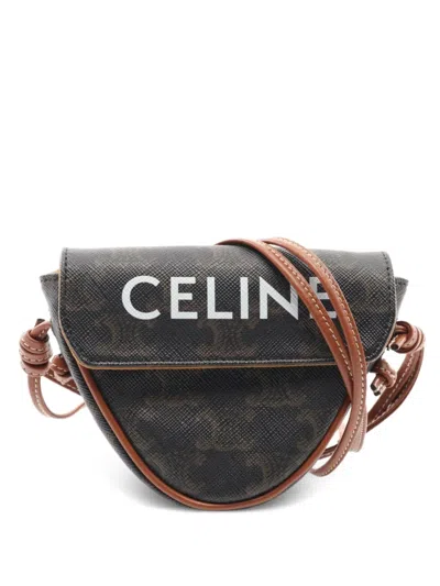 Pre-owned Celine 2010s Logo-print Shoulder Bag