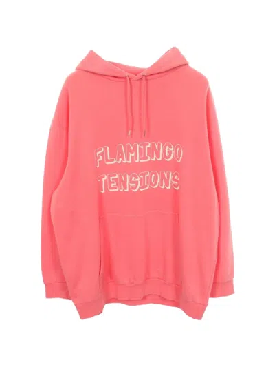 Pre-owned Celine 2010s Logo-print Hoodie In Pink