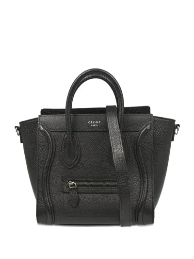 Pre-owned Celine 2010s Luggage Nano Handbag In Black
