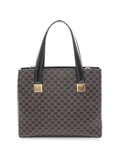 Pre-owned Celine 2010s Macadam Handbag In Black