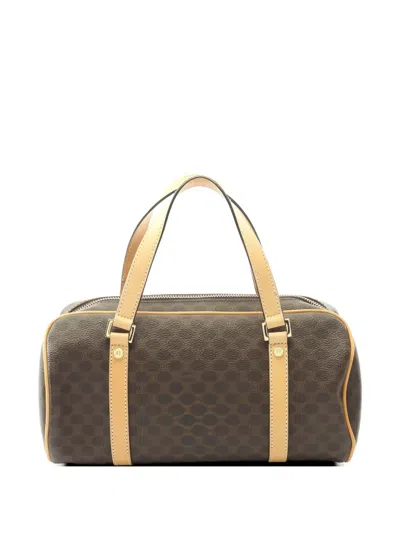 Pre-owned Celine 2010s Macadam Tote Bag In Brown