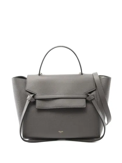 Pre-owned Celine 2010s Mini Belt Bag Handbag In Gray
