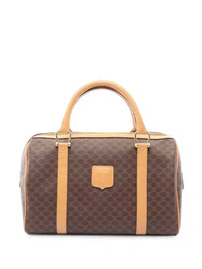 Pre-owned Celine 2010s Mini Boston Tote Bag In Brown
