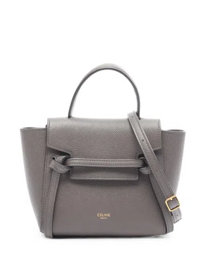 Pre-owned Celine 2010s Pico Tote Bag In Grey