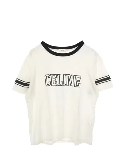 Pre-owned Celine 2010s Short-sleeve T-shirt In White