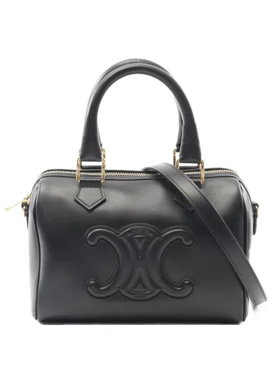 Pre-owned Celine 2010s Small Boston Tote Bag In Black