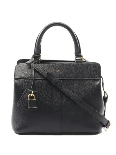 Pre-owned Celine 2010s Small Cabas De France Tote Bag In Black