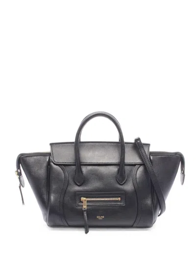 Pre-owned Celine 2010s Small Luggage Tote Bag In Black