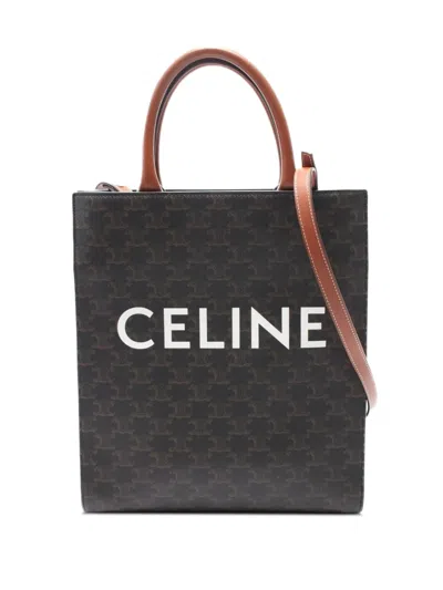 Pre-owned Celine 2010s Small Vertical Tote Bag In Black