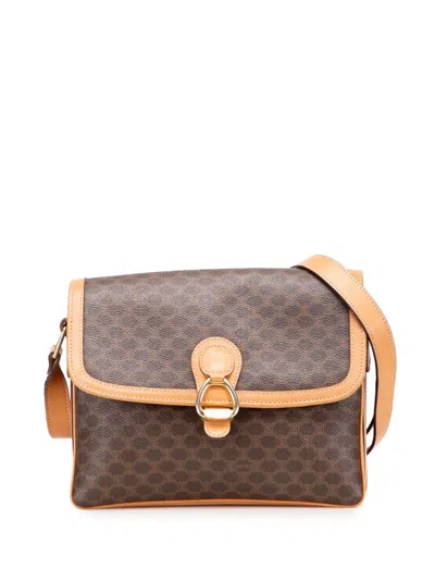 Pre-owned Celine 2011 Macadam Coated Canvas Crossbody Bag