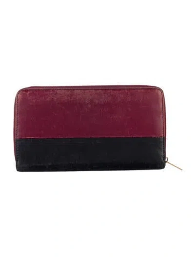 Pre-owned Celine 2012 Continental Wallet In Multi