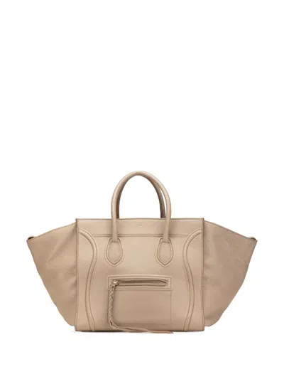 Pre-owned Celine 2012 Medium Leather Luggage Phantom Tote Bag
