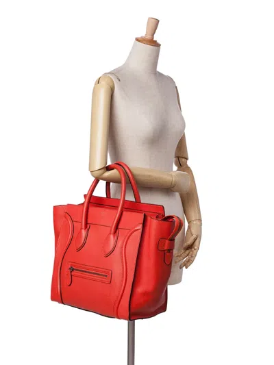 Pre-owned Celine 2012 Mini Leather Luggage Tote Bag