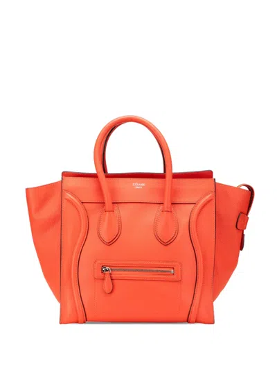 Pre-owned Celine 2012 Mini Leather Luggage Tote Bag