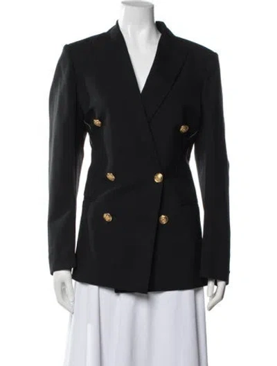 Pre-owned Celine 2012 Wool Blazer W/ Tags In Black
