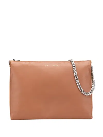 Pre-owned Celine 2013 Lambskin Soft Trio Shoulder Bag