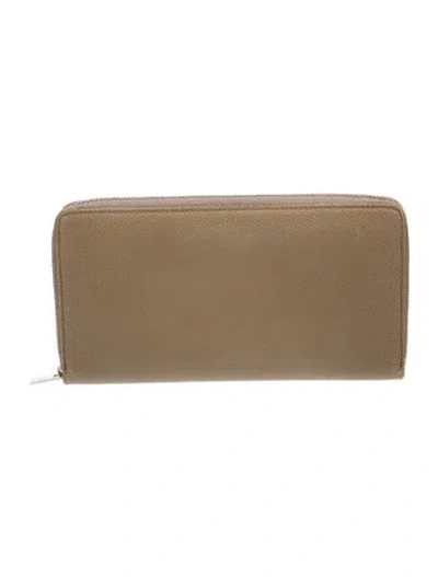 Pre-owned Celine 2013 Leather Wallet In Neutral