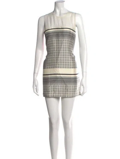 Pre-owned Celine 2013 Mini Dress In Black/red/white