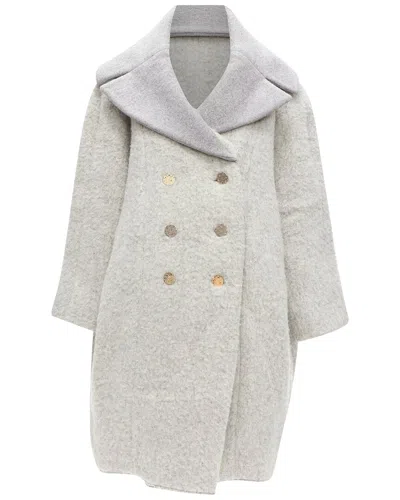 Pre-owned Celine 2013 Runway Alpaca Cocoon Coat, Size Fr 38 (authentic Pre-loved)