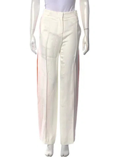 Pre-owned Celine 2013 Wide Leg Pants In White