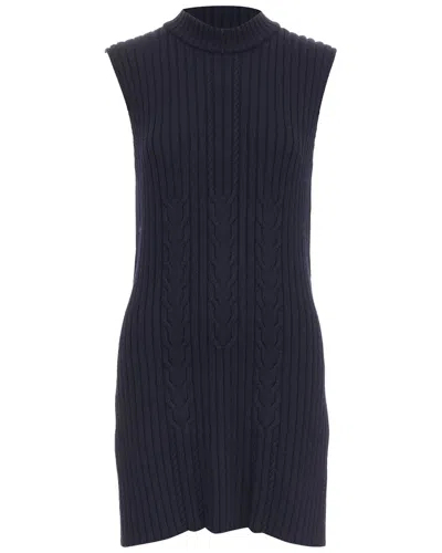 Pre-owned Celine 2013 Wool Cable Knit Vest Dress