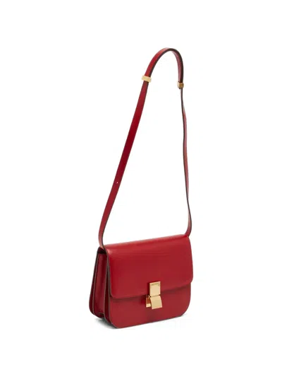 Pre-owned Celine 2014 Classic Box Shoulder Bag In Red