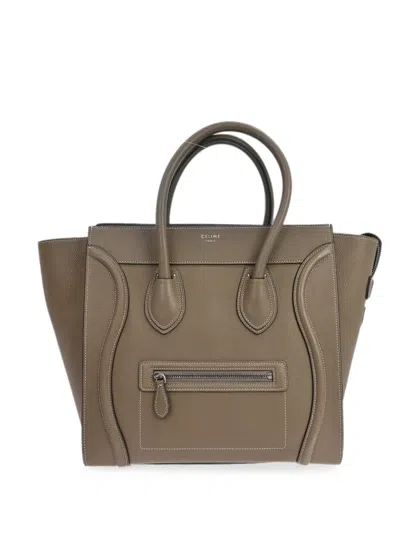 Pre-owned Celine 2014 Luggage Tote Bag In Brown