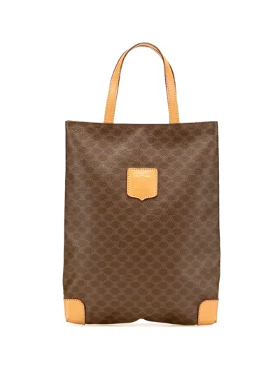 Pre-owned Celine 2014 Macadam Coated Canvas Tote Bag
