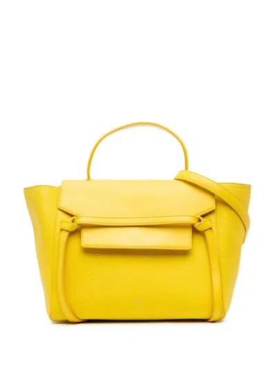 Pre-owned Celine 2014 Mini Leather Belt Bag Satchel