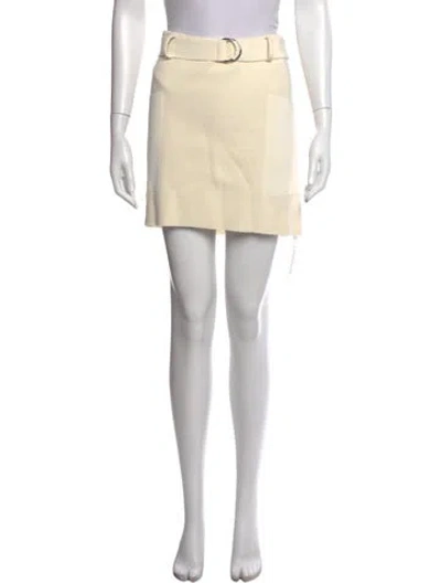 Pre-owned Celine 2014 Mini Skirt In Neutral