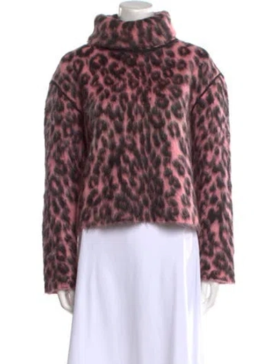 Pre-owned Celine 2014 Mohair Sweater In Pink