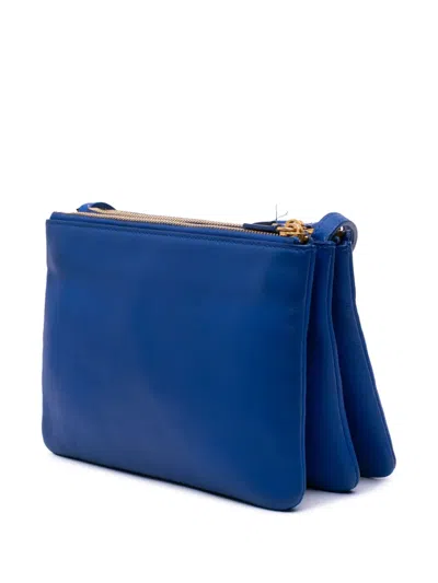 Pre-owned Celine 2014 Small Lambskin Trio Crossbody Bag